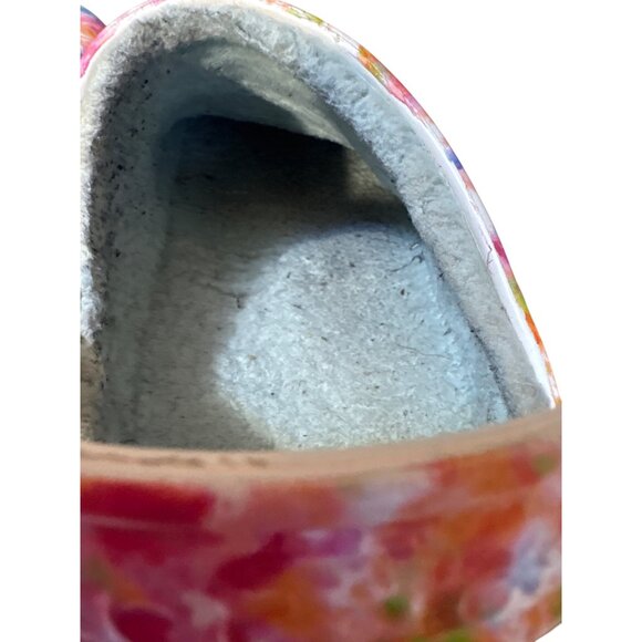 Crocs Classic Lined Clog Tie-Dye Multi-Color Fleece-Lined Slip-On Shoes Size W9 - Picture 6 of 8